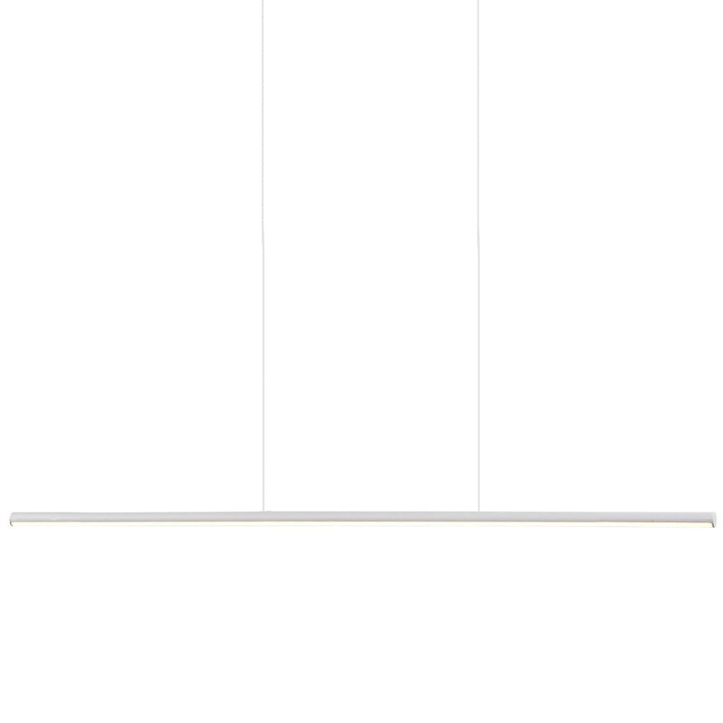Chute Linear Suspension By Kuzco, Finish: White, Size: Medium