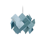 Escape Pendant Lamp by LZF Lamps, Size: Sea Blue  Large, Wood Color: