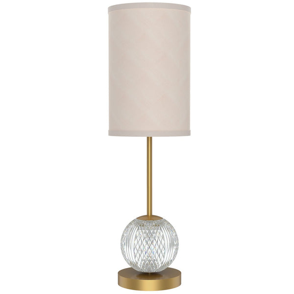 Marni Table Lamp By Alora, Finish: Natural Brass