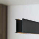 I-Beam Linear Suspension By Tech Lighting, Finish: Nightshade Black, Size: Medium