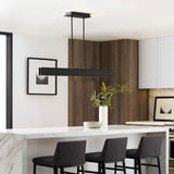 I-Beam Linear Suspension By Tech Lighting, Finish: Nightshade Black, Size: Large