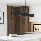I-Beam Linear Suspension By Tech Lighting, Finish: Nightshade Black, Size: Medium