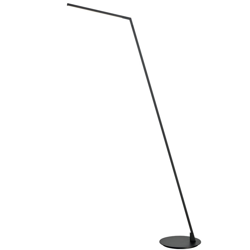 Miter LED Floor Lamp By Kuzco, Finish: Black