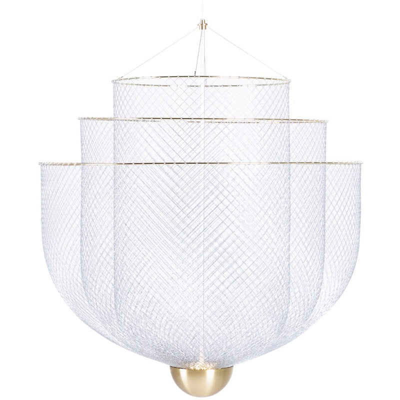 Small Brass Meshmatics Suspension by Moooi