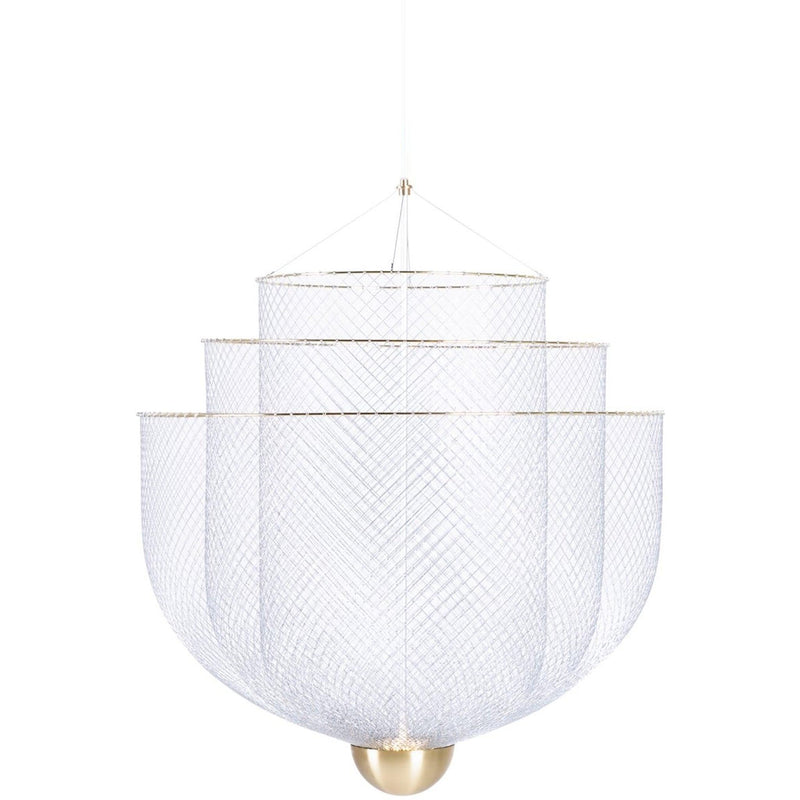 Small Brass Meshmatics Suspension by Moooi