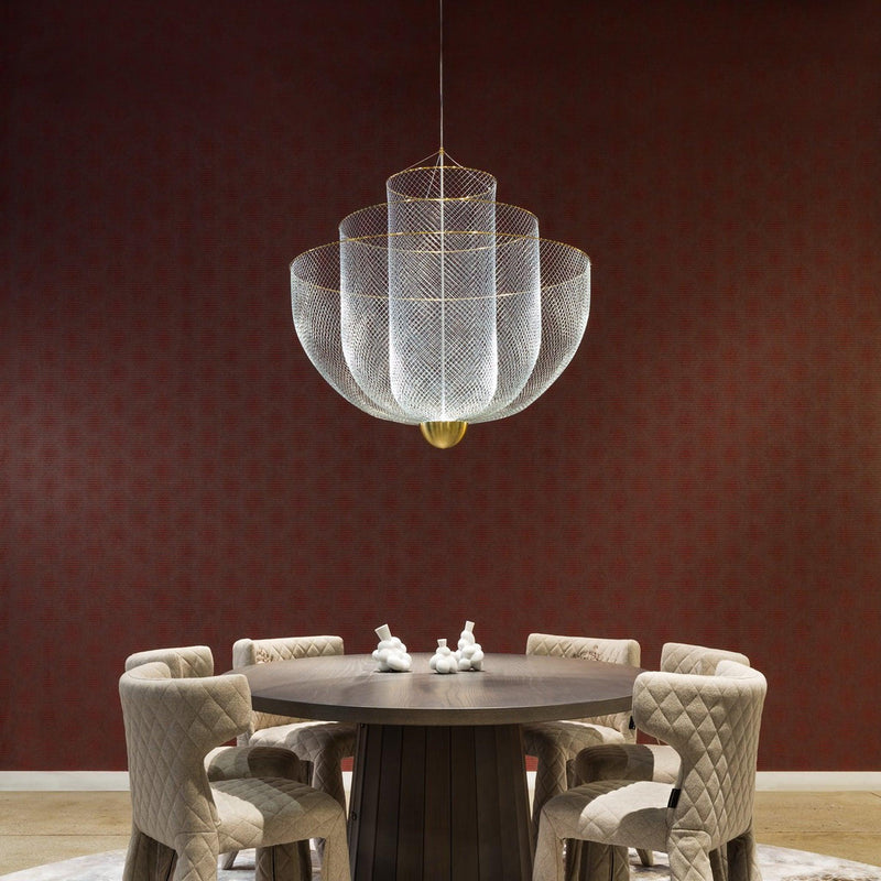 Large Brass Meshmatics Suspension by Moooi