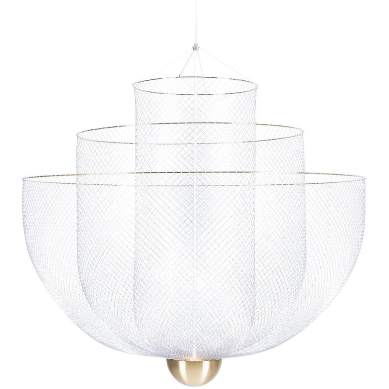 Large Brass Meshmatics Suspension by Moooi