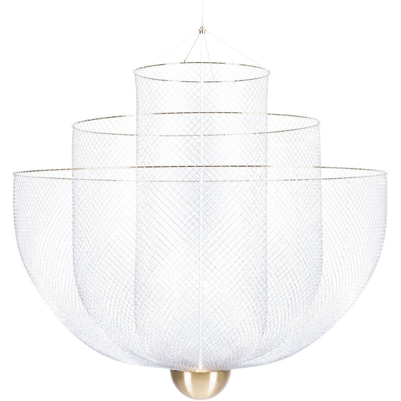 Large Brass Meshmatics Suspension by Moooi