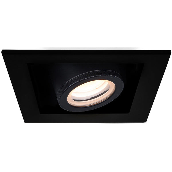 Black/Black Silo Multiples 1 Light Trimmed Recessed Light by W.A.C. Lighting