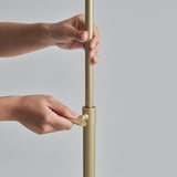 Mist LED Floor Lamp By Seed, Finish: Champagne Gold