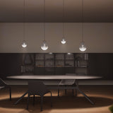 Mist LED Pendant By Seed, Finish: Champagne Gold