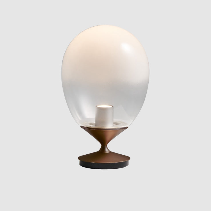 Mist LED Table Lamp By Seed, Size: Large, Finish: Pearl Cocoa