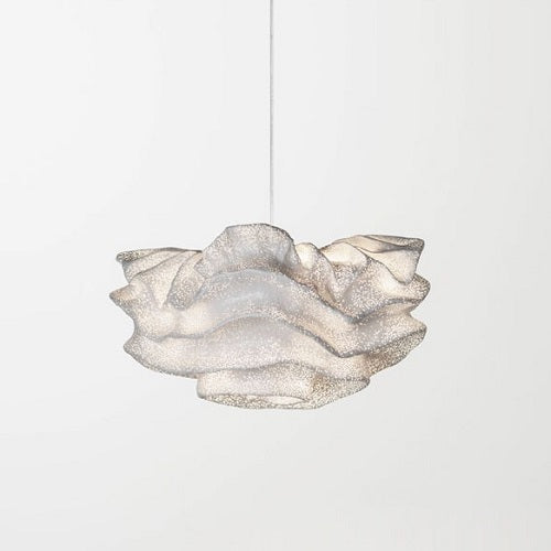 NEVO PENDANT BY A-EMOTIONAL LIGHT, PAINTED STAINLESS STEEL MESH: SMALL, WHITE, , | CASA DI LUCE LIGHTING