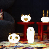 Gold Noot Noot (Penguin) Pet Table Lamp by Moooi
