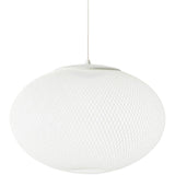 White NR2 Medium Suspension by Moooi
