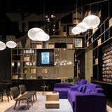 White NR2 Medium Suspension by Moooi