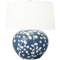 Nan Table Lamp By Hable-Matte Navy Blue