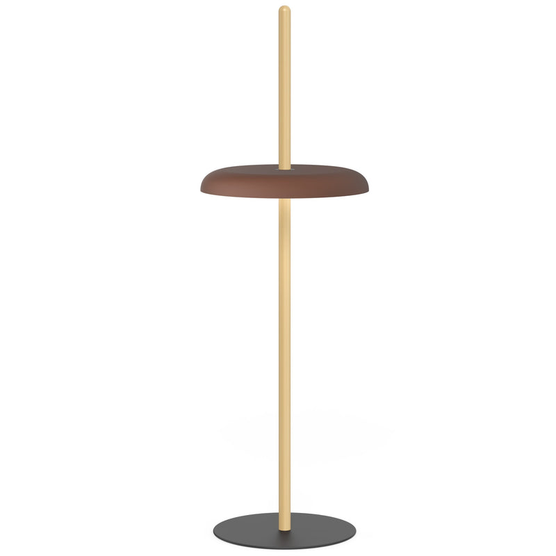 Nivel Floor Lamp By Pablo, Finish: Oak, Color: Espresso