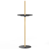Nivel Pedestal Floor Lamp By Pablo, Size: Large, Finish: Oak, Color: Black