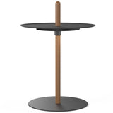 Nivel Pedestal Floor Lamp By Pablo, Size: Small, Finish: Walnut, Color: Black