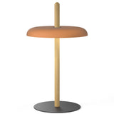 Nivel Table Lamp By Pablo, Finish: Oak, Color: Terracotta