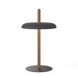 Nivel Table Lamp By Pablo, Finish: Walnut, Color: Black