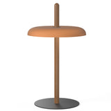 Nivel Table Lamp By Pablo, Finish: Walnut, Color: Terracotta