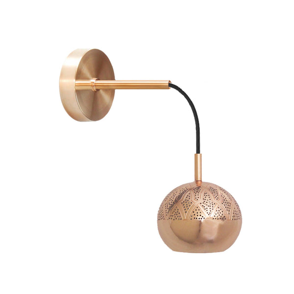 Copper Nur Wall Sconce by Dounia Home