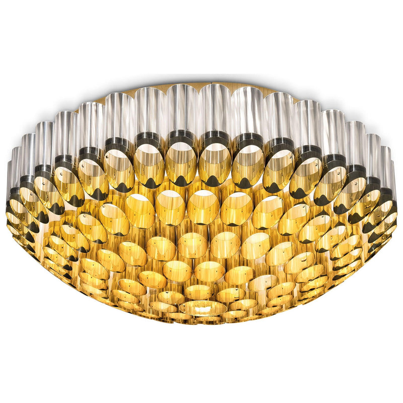 Gold Large Odeon Ceiling Light by Slamp