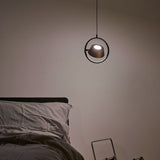 Olo Ring Pendant By Seed, Finish: Pearl Cocoa
