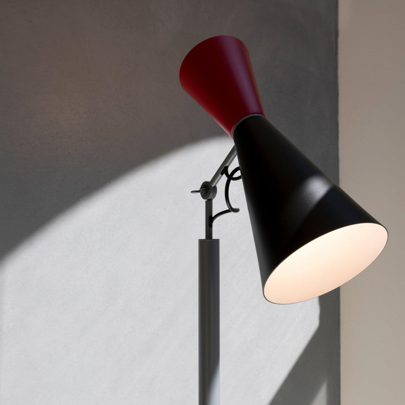 Black-Red Parliament Floor Lamp by Nemo