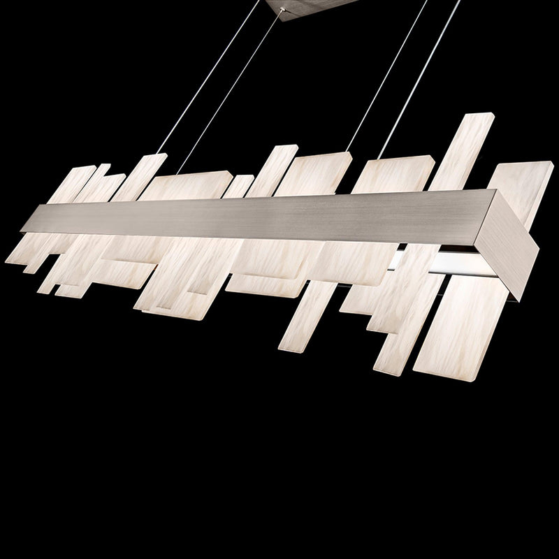 Brushed Nickel Acropolis Linear Suspension by Modern Forms