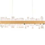 Aged Brass Acropolis Linear Suspension by Modern Forms