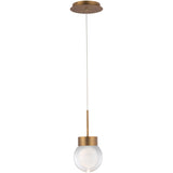 Aged Brass Double Bubble Pendant Light by Modern Forms