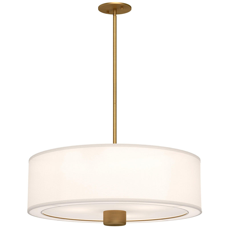 Aged Gold Theo Suspension Light by Alora