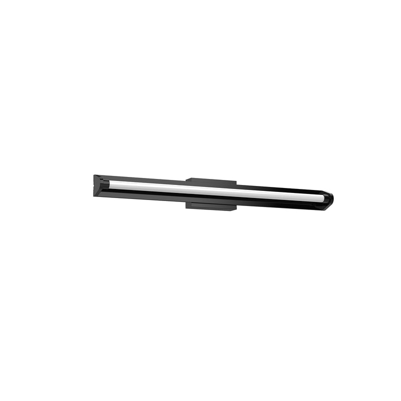 Plimouth Vanity Light By Kuzco, Size: Small, Finish: Black