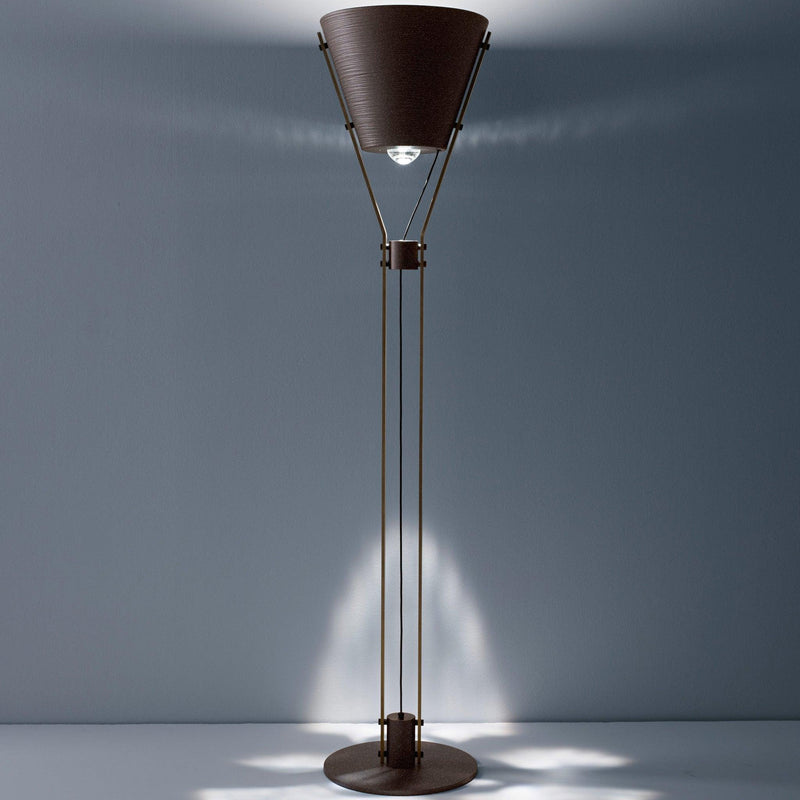Micaceous Brown Maicon Floor Lamp by Fisionarte