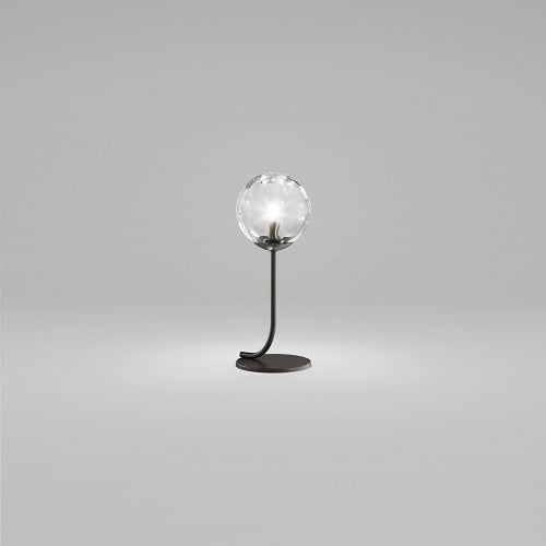 PUPPET TABLE LAMP BY VISTOSI, COLOR: CRYSTAL, FINISH: MATT BLACK, , | CASA DI LUCE LIGHTING