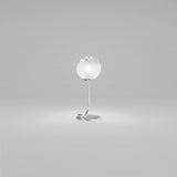 PUPPET TABLE LAMP BY VISTOSI, COLOR: WHITE, FINISH: CHROME, , | CASA DI LUCE LIGHTING