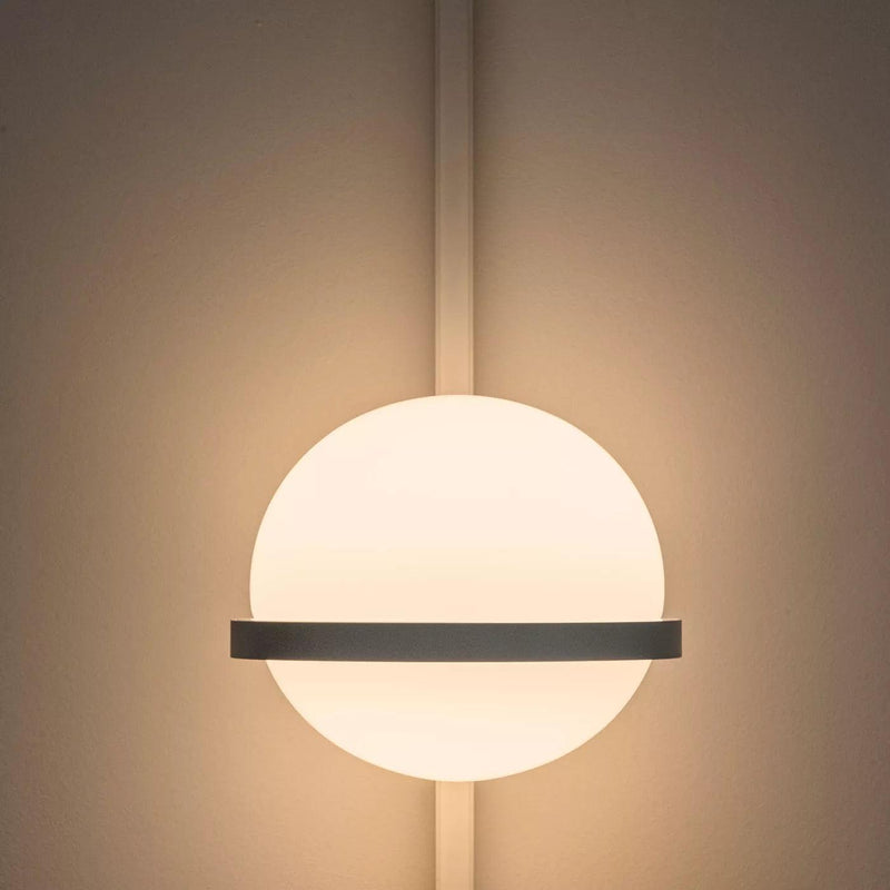 Graphite Palma 3710 Single Vertical Wall Light by Vibia