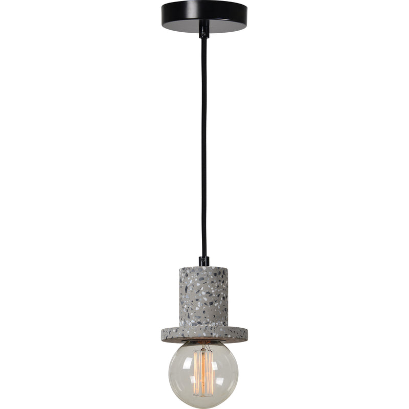 Paltrow Pendant Light By Renwil - Natural Grey With White Black Speckles