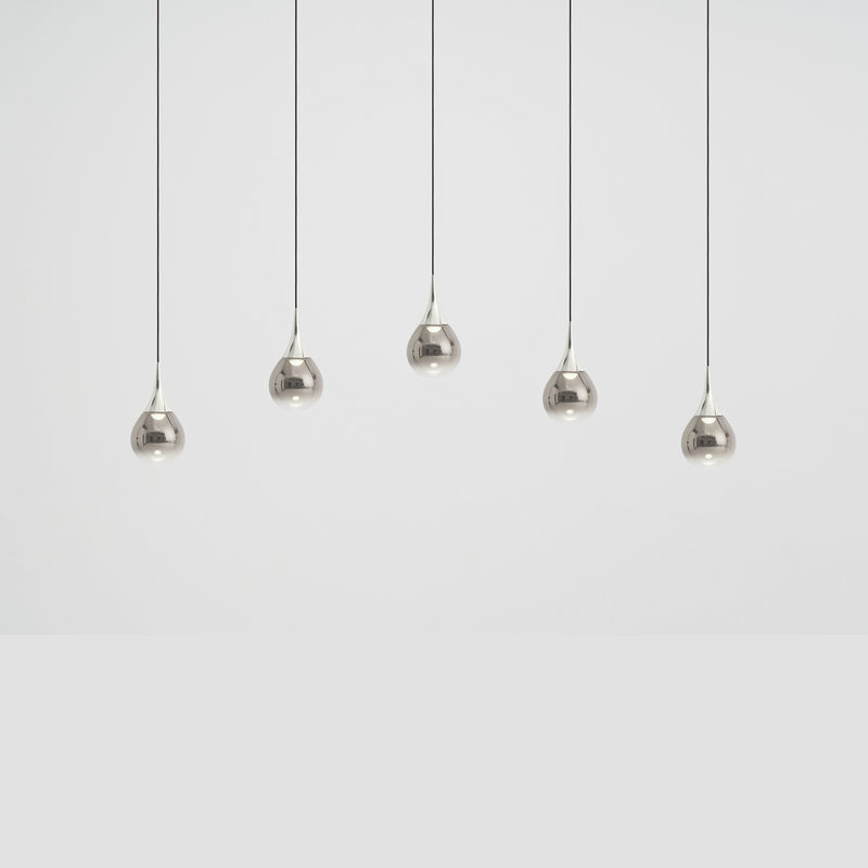 Paopao P12 Chandelier By Seed, Finish: Chrome