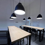 Pavilion Pendant Light By Egoluce-Black Color In Classroom