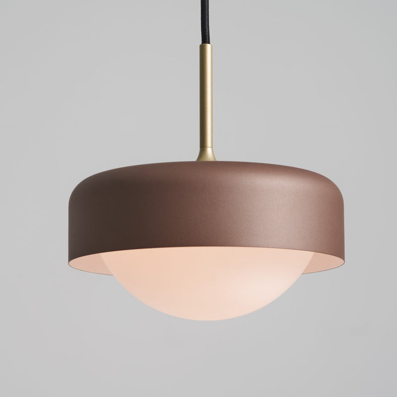 Pensee Pendant By Seed, Finish: Pearl Cocoa