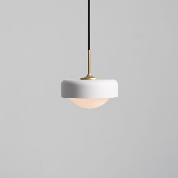 Pensee Pendant By Seed, Finish: Matte White