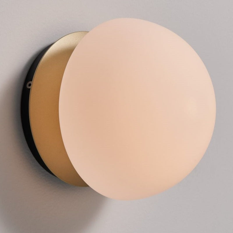 Pensee Wall Light By Seed, Finish: Matte Opal Champagne Gold