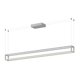 Plaza Linear Suspension By Kuzco - White Suspension Large