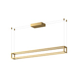 Plaza Linear Suspension By Kuzco - Brushed Gold Suspension