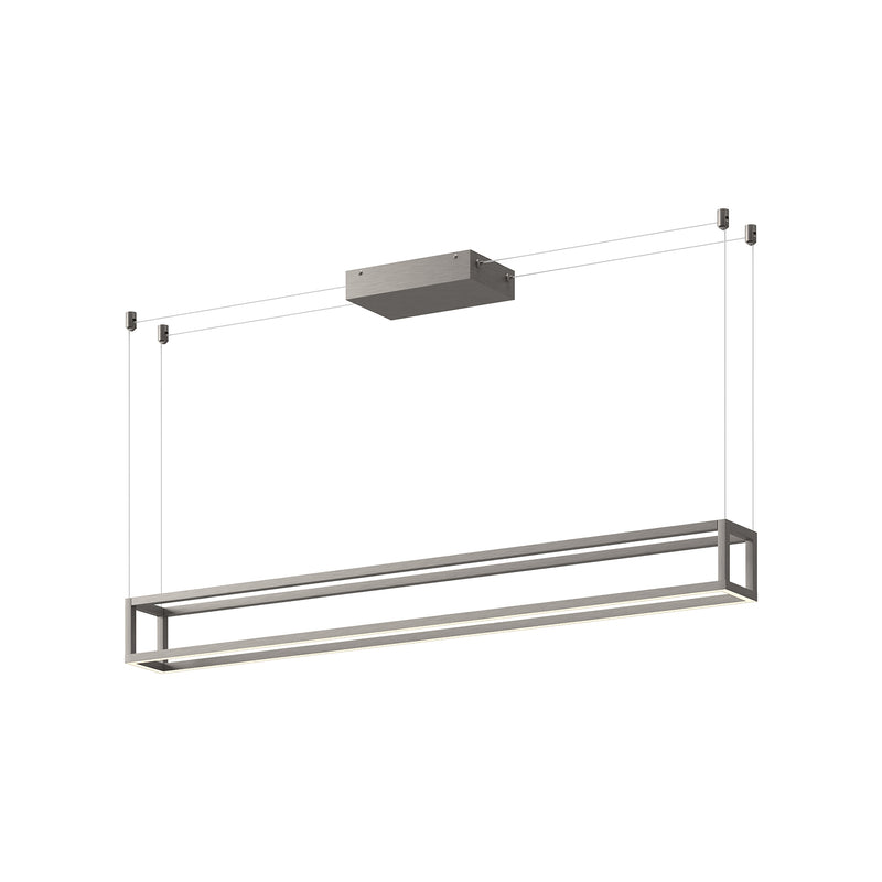 Plaza Linear Suspension By Kuzco - Brushed Nickel Suspension