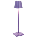 Poldina Pro Micro Battery Operated Table Lamp By Zafferano, Finish: Lilac